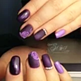 Матовый маникюр